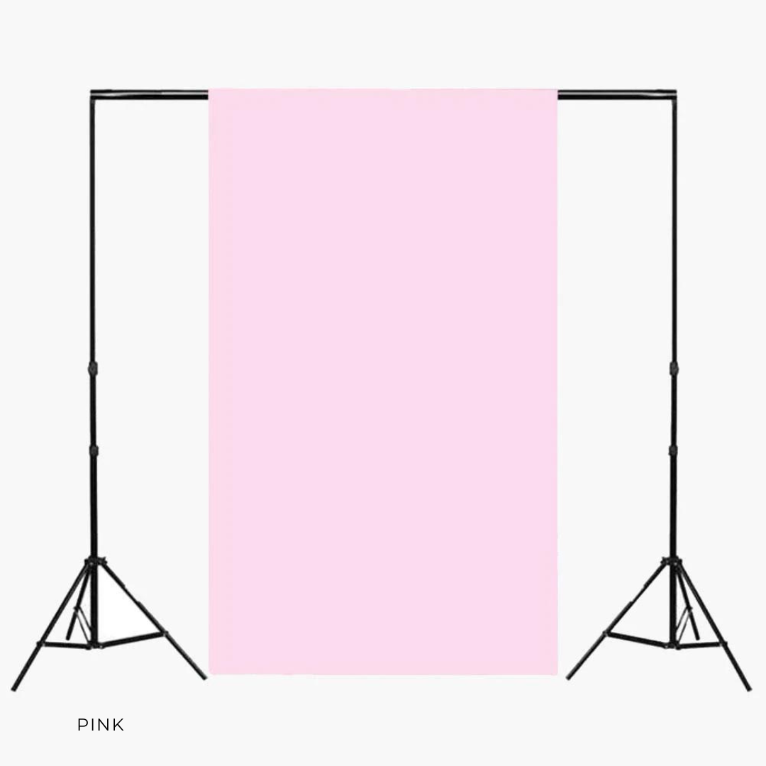 pink paper backdrop