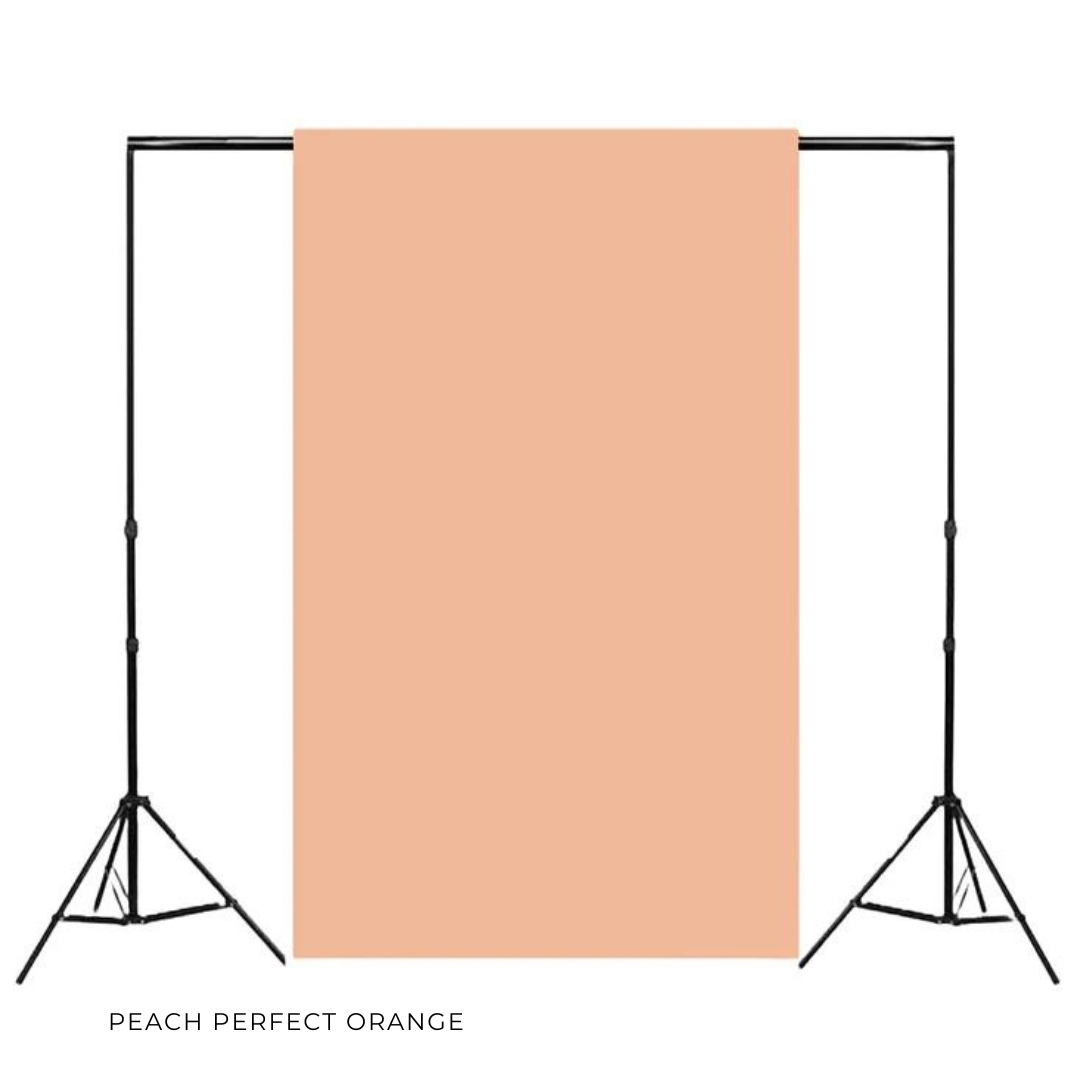 peach perfect orange backdrop